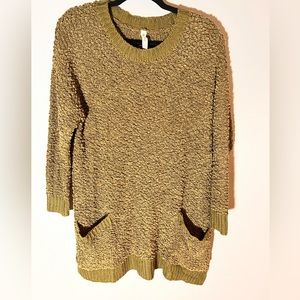 Zenana Premium Olive Tunic Sweater Sz S
